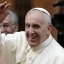 Pope waves as he arrives to celebrate Mass at Basilica of St. Augustine in Rome Pope waves as he arrives to celebrate Mass at Basilica of St. Augustine in Rome