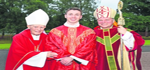 Mass of Ordination to the Priesthood of Rev. Matthew Carlin, for the Diocese of Paisley. 30th June 2016 at St John's Barrhead.
Principal Celebrant Bishop John Keenan with Bishop Emeritus John Mone and clergy from the Diocese and beyond.
Photo by and copyright of Paul Mc Sherry 07770 393960.