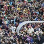 Pope Francis arrives to celebrate Mass at Phoenix Park in Dublin Aug. 26. (CNS photo/Paul Haring) See POPE-DUBLIN-MASS Aug. 26, 2018.